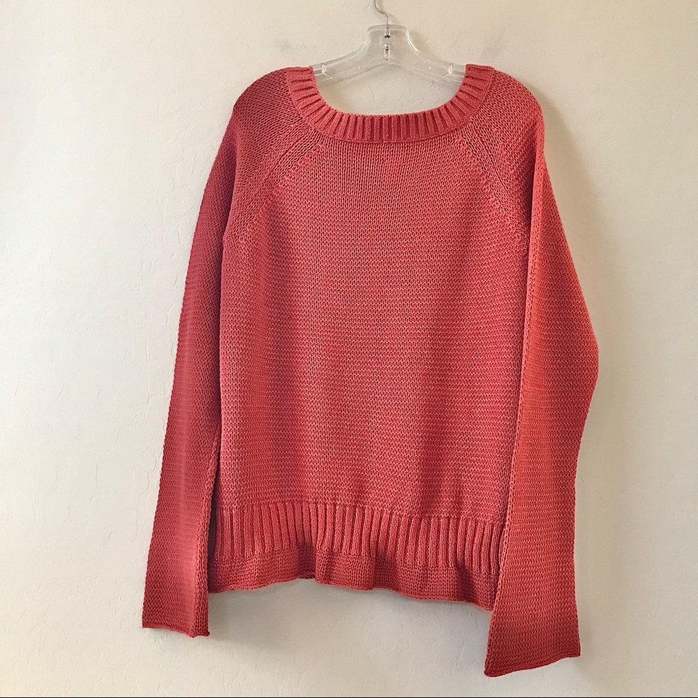 DKNY CITY POMEGRANATE PULLOVER SWEATER; XL;  NWOT; Never Worn